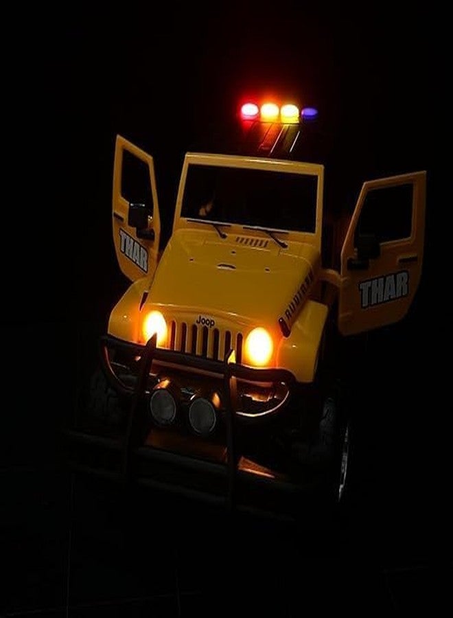 Oupstrive Rubicon Style Off-Road Adventure Jeep Toy - Yellow Edition (Pack of 1) - Image 5